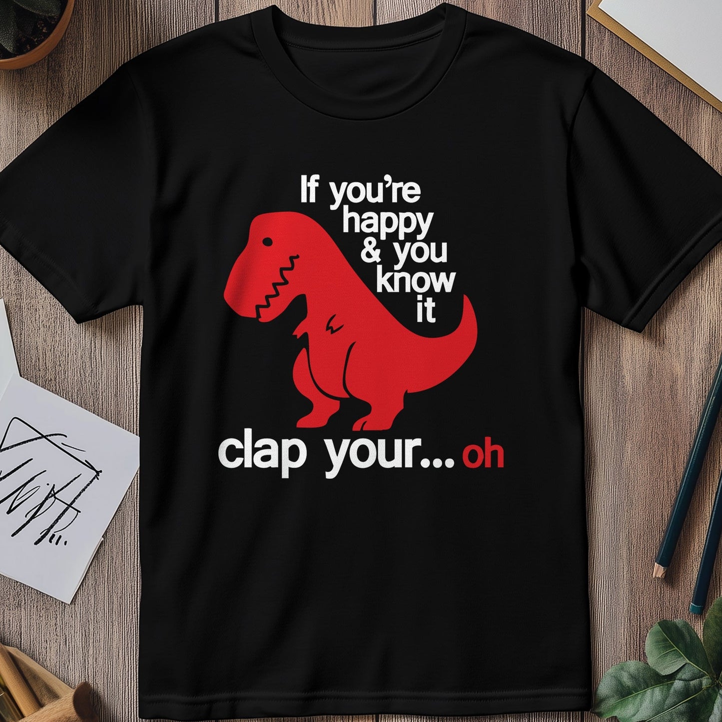 T-Rex Happy 2 t-shirt
