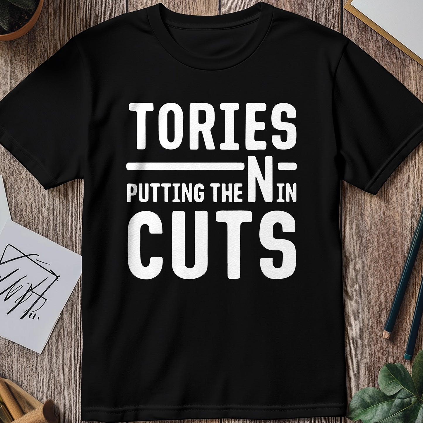 Torries-Putting-the-N T-shirt -