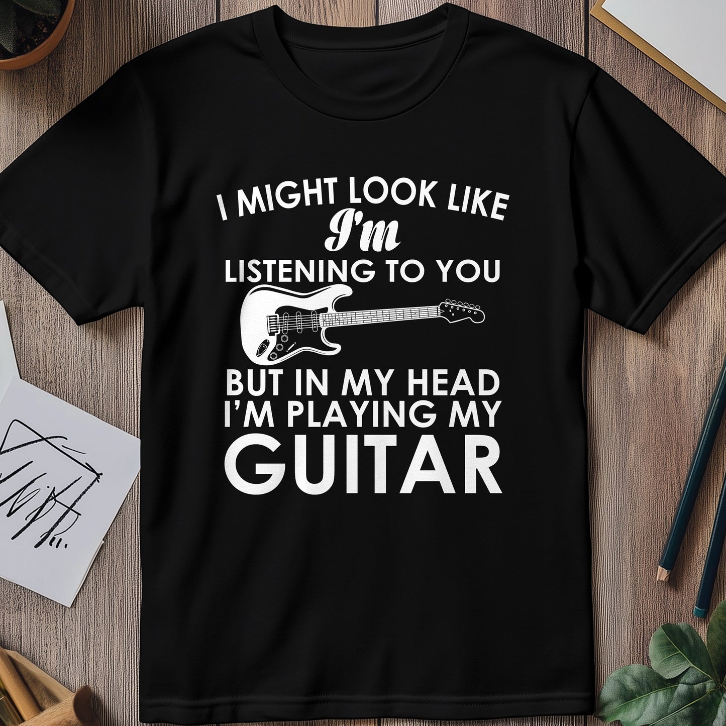 My Head Playing Guitar T-Shirt