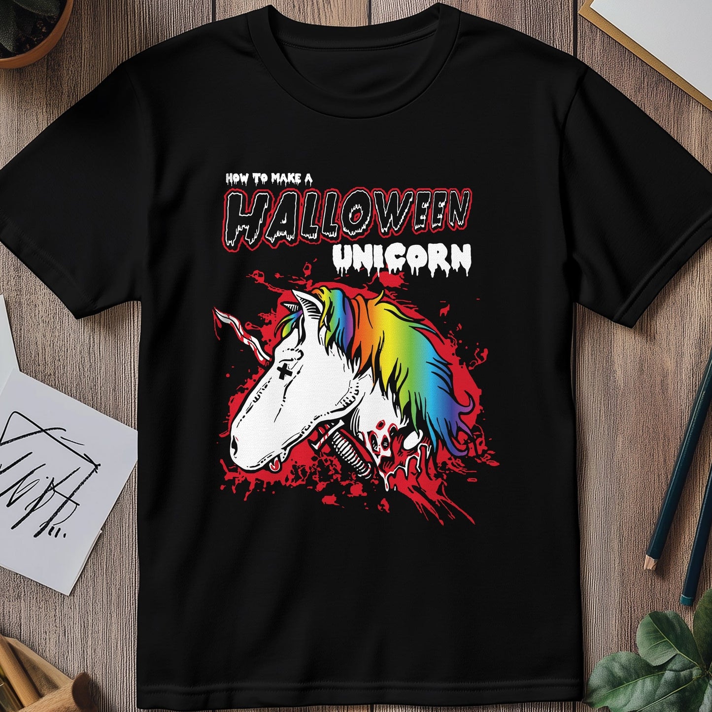 Halloween Unicorn T-shirt