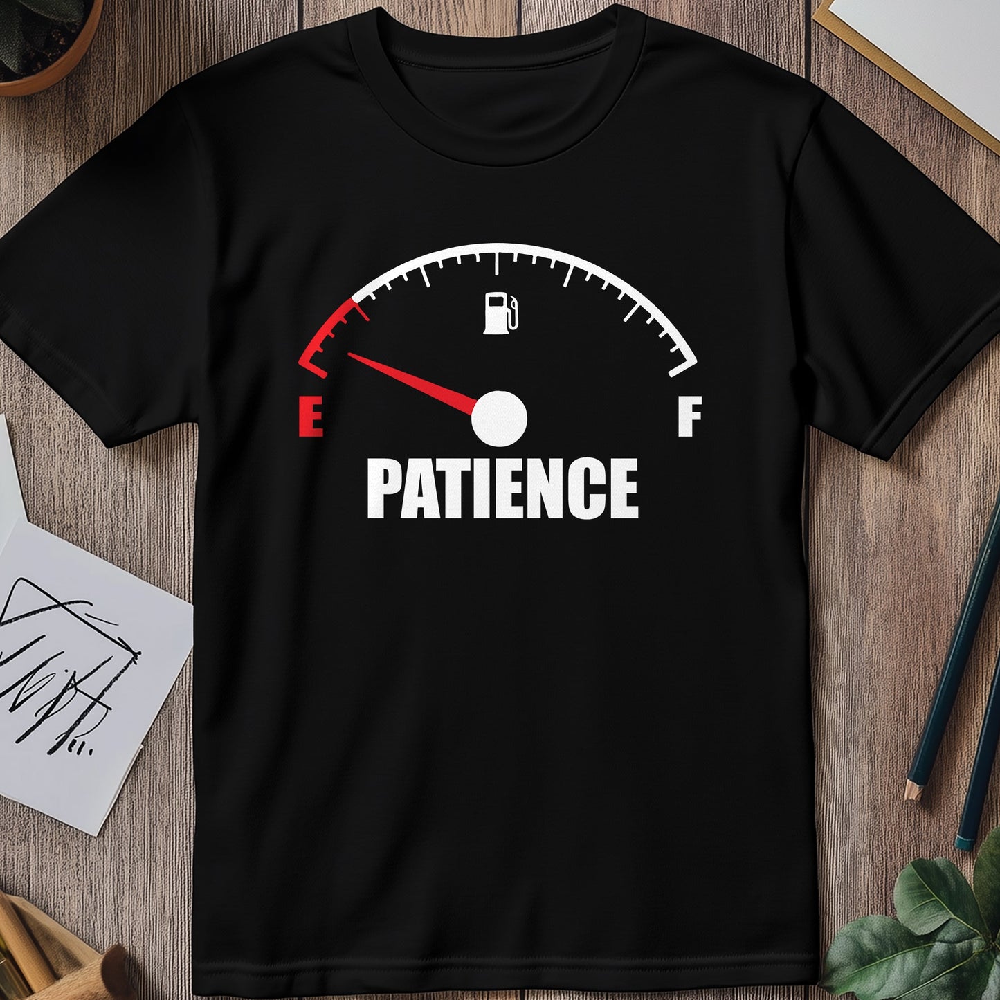 Patience Empty T-Shirt - Warning:
