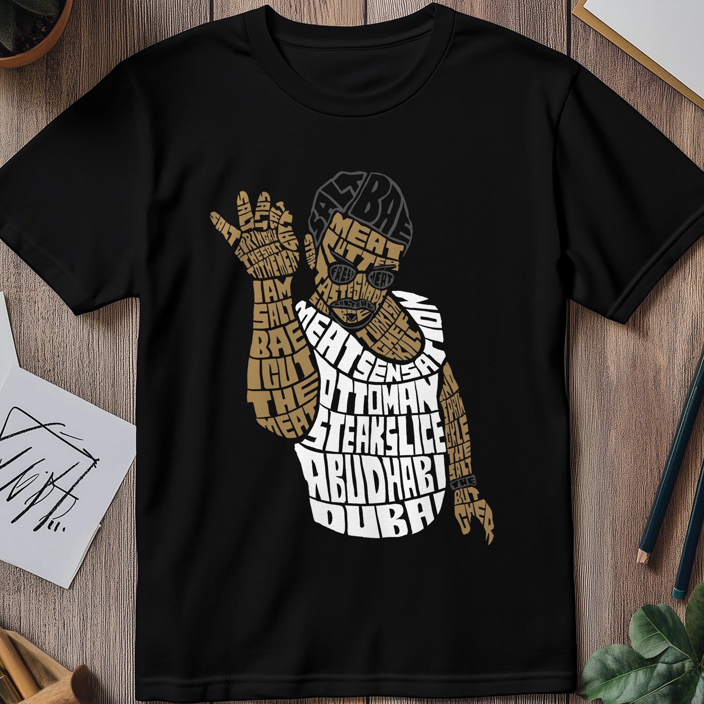 Salt Bae Text T-Shirt - Sprinkle Some