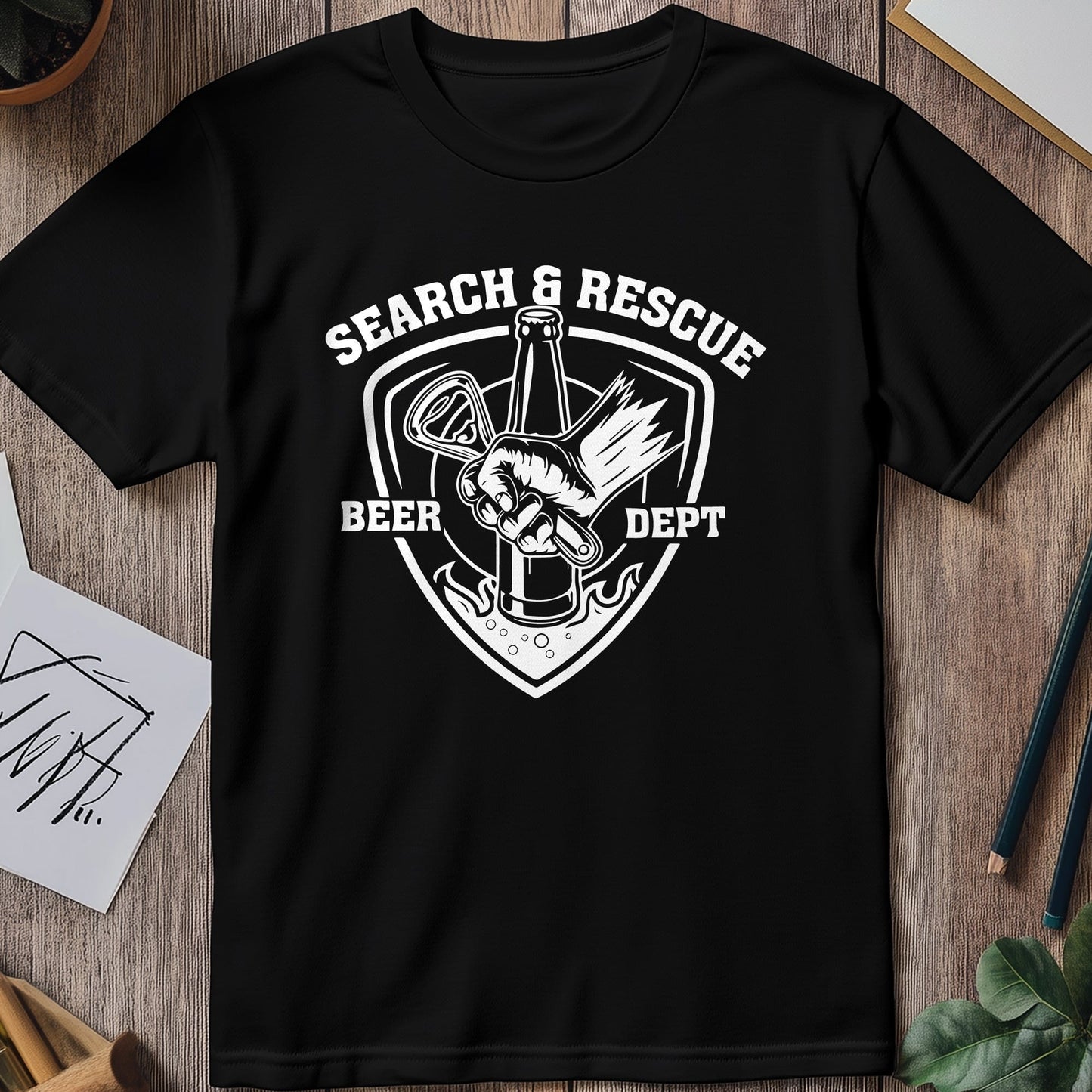 Search Rescue Beer Dept T-Shirt -