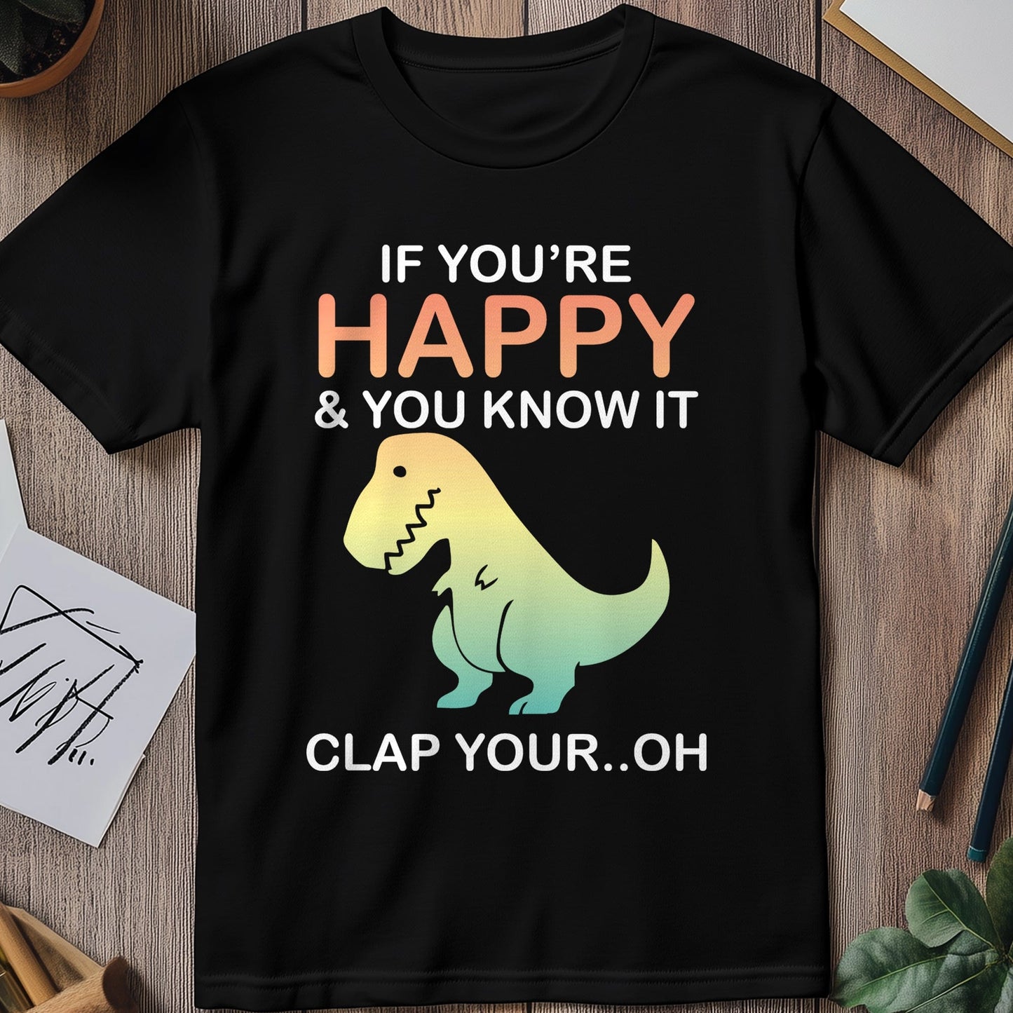 T-Rex Happy 4 T-Shirt
