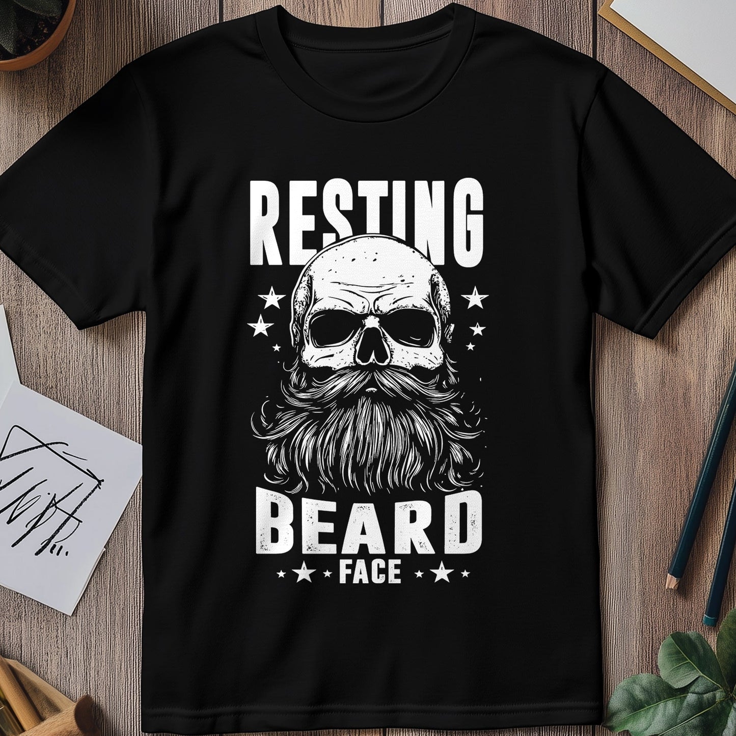 Resting Beard Face 2 T-Shirt