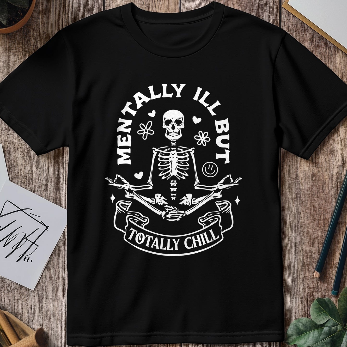 Mentally Ill Yoga T-Shirt