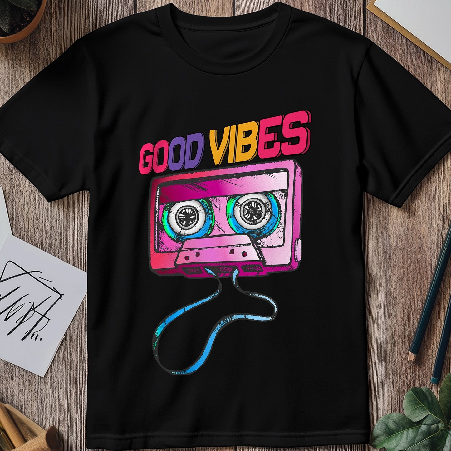 Good Vibes Only T-Shirt - Retro