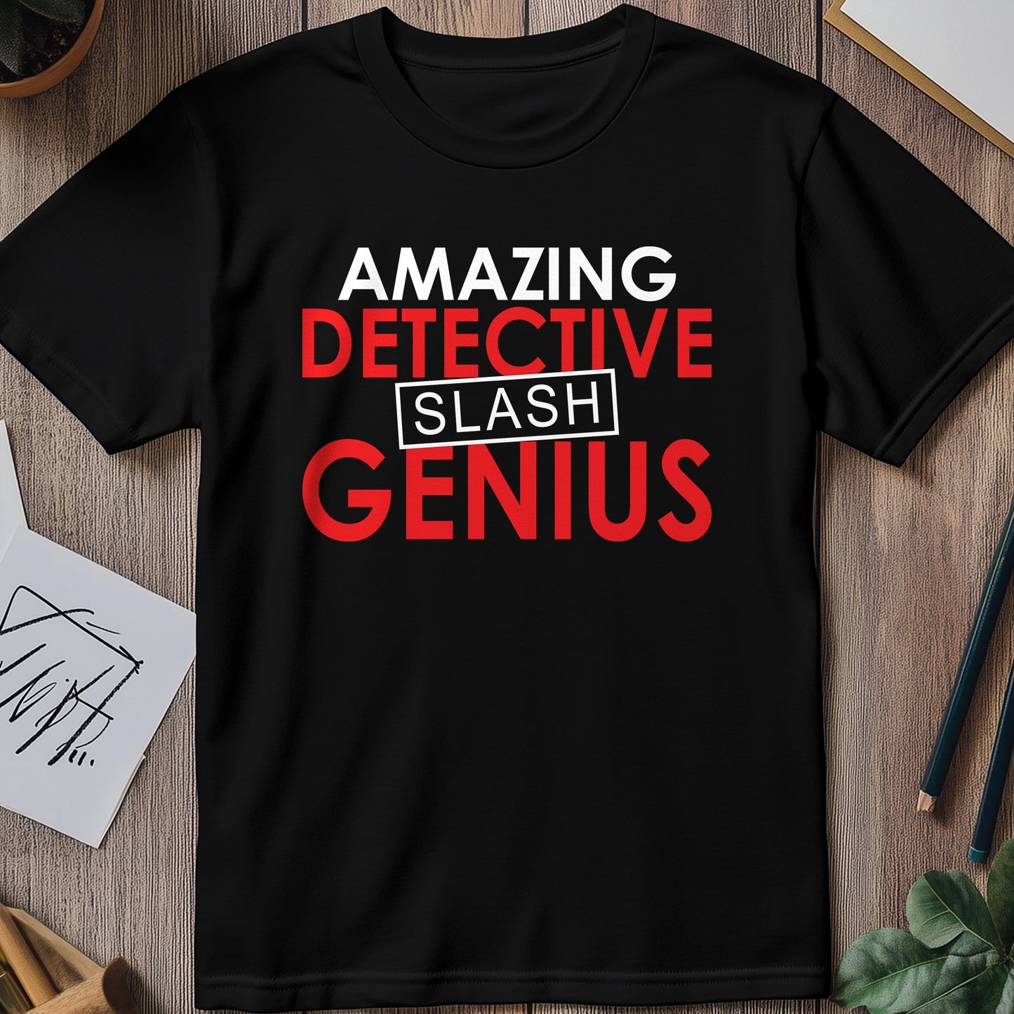 Amazing Detective Slash Genius T-Shirt