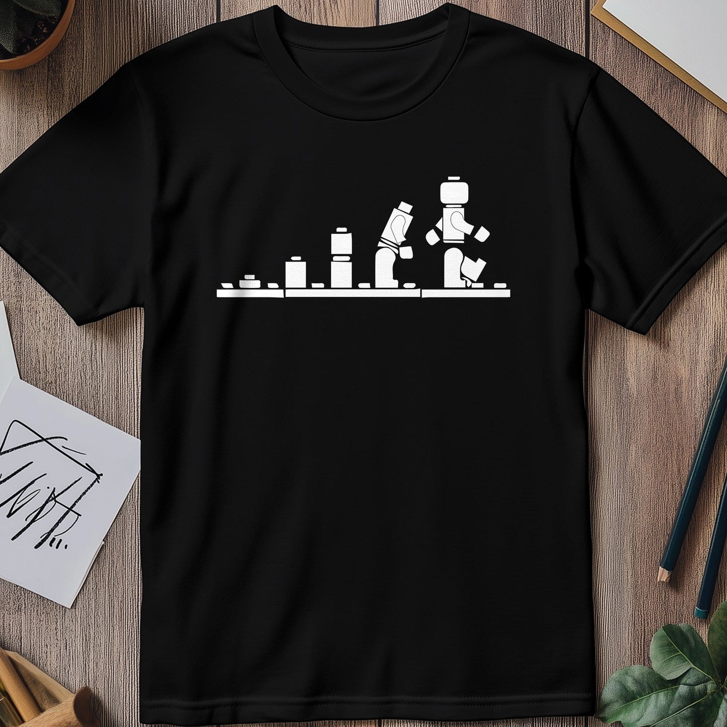 Evo Brick Man T-shirt - Hilarious