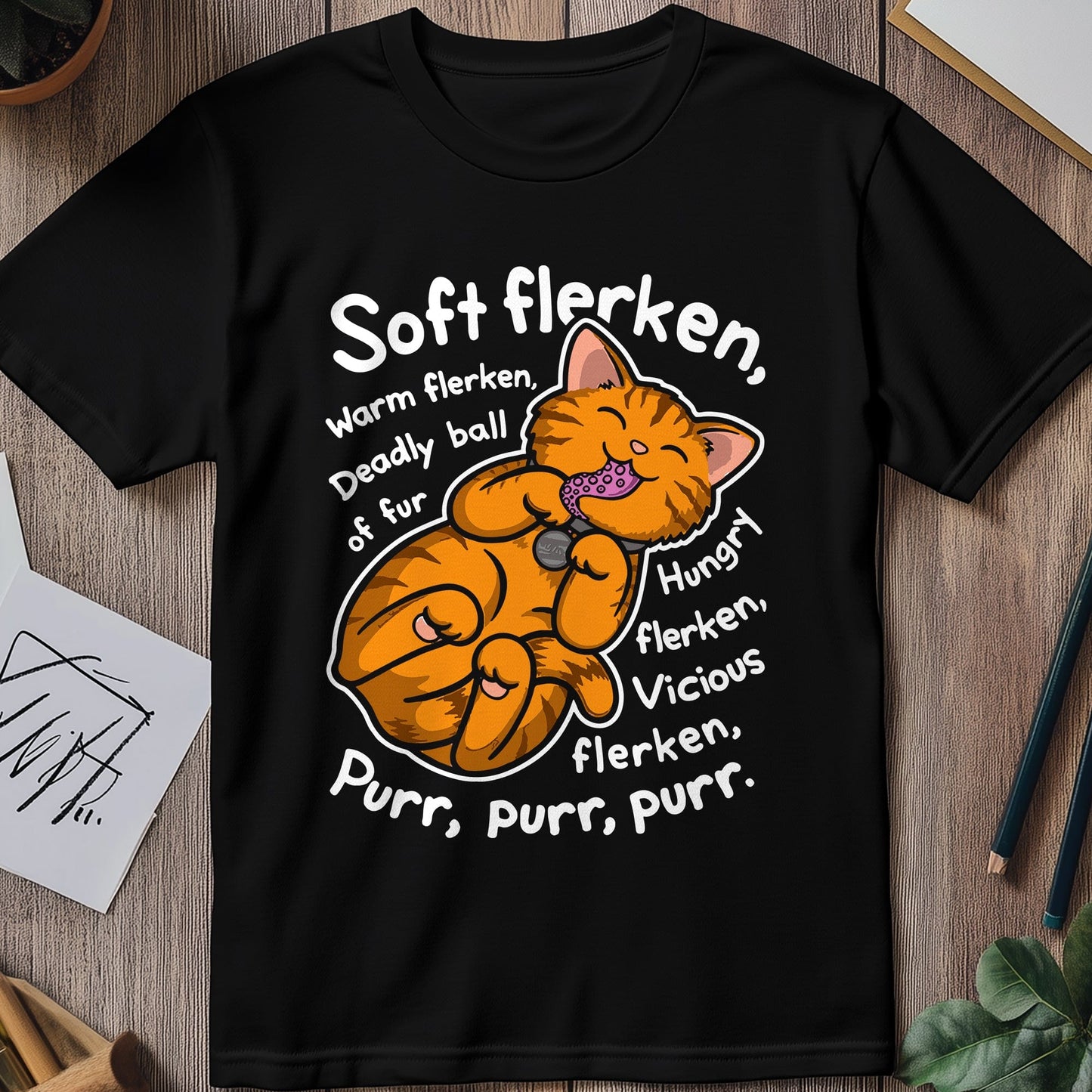 Flerken Cat Soft t-shirt - Purrfectly