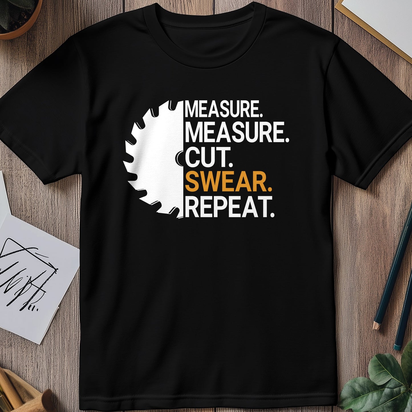 Measure-Cut-Swear-Repeat T-Shirt - The