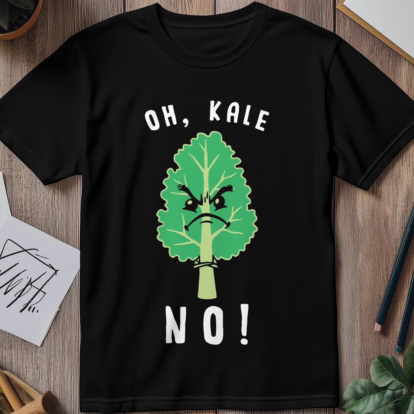 Oh Kale No! Funny T-shirt - 100%