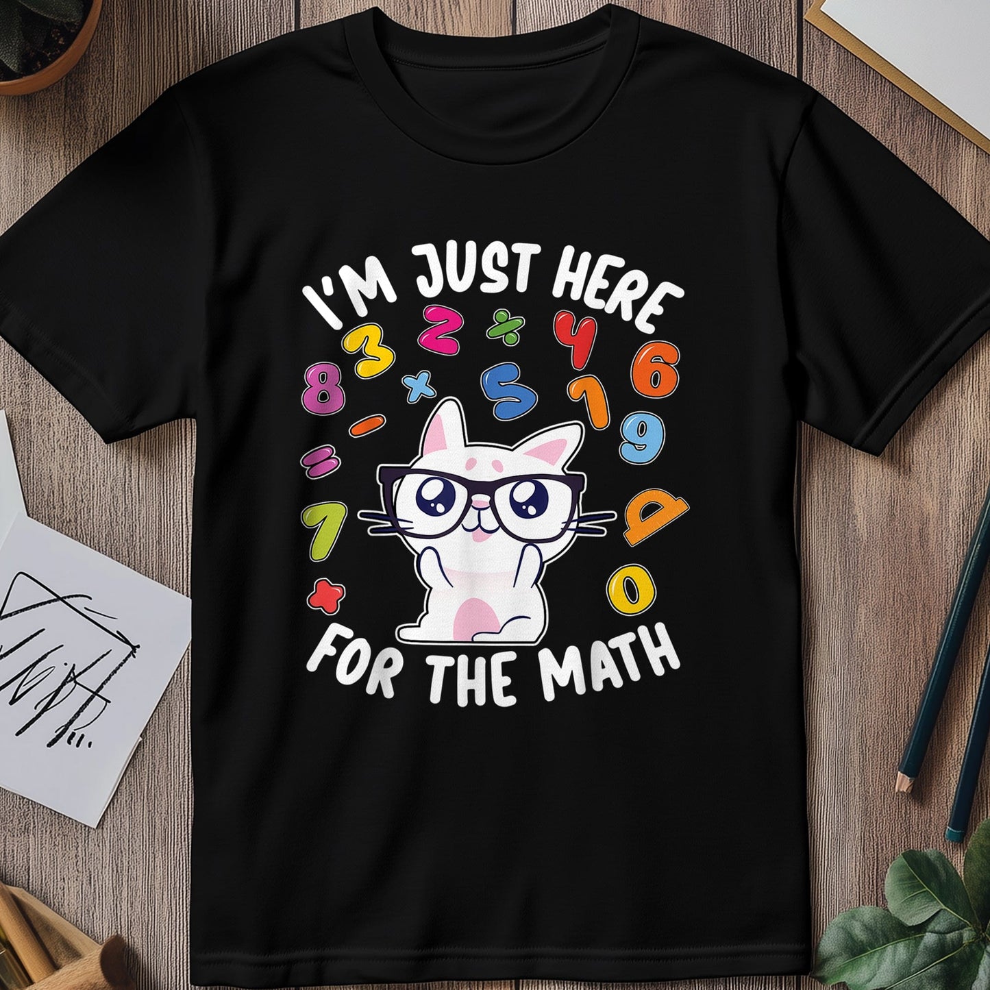 Bunny Number Day Math Kids Tee