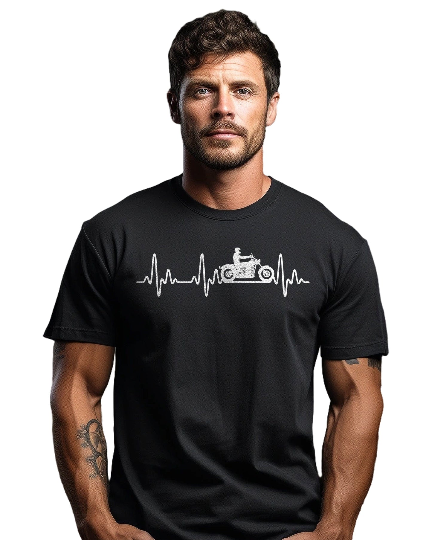 Custom Bike Heartbeat T-Shirt