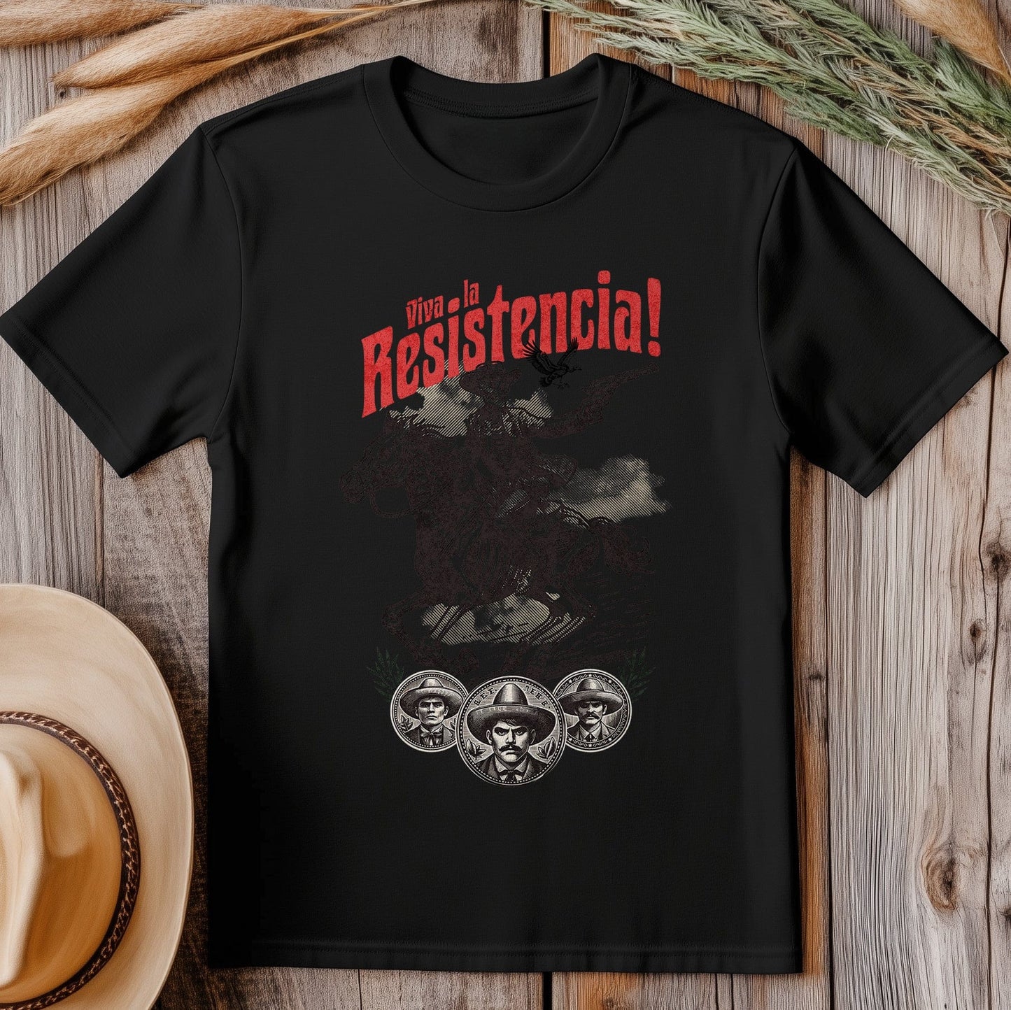 Viva La Resistencia! Cowboy on Horse T-shirt