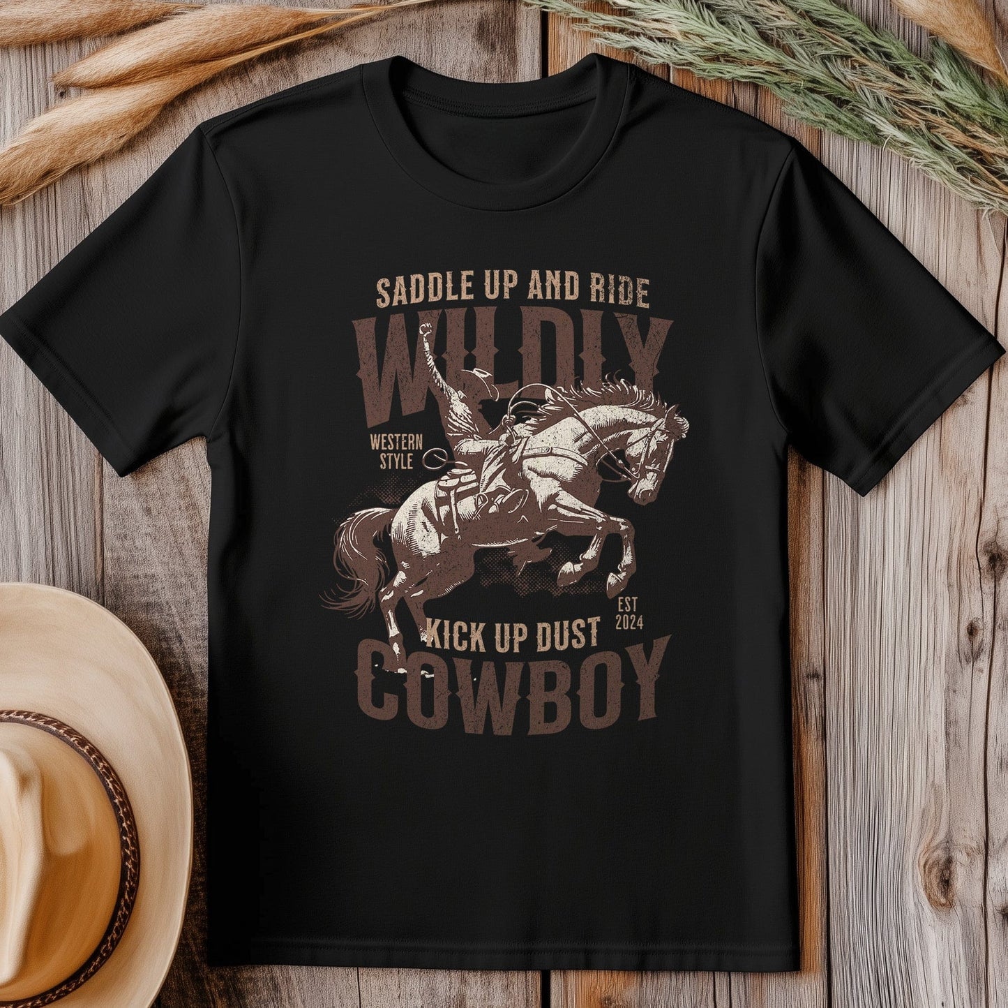 Kick Up Dust Cowboy T-Shirt
