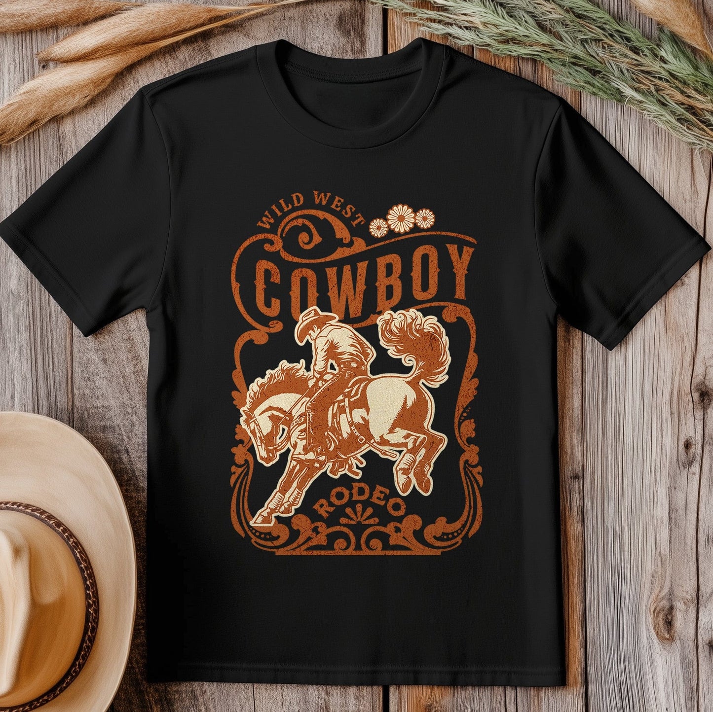 Wild West Cowboy Rodeo T-shirt -