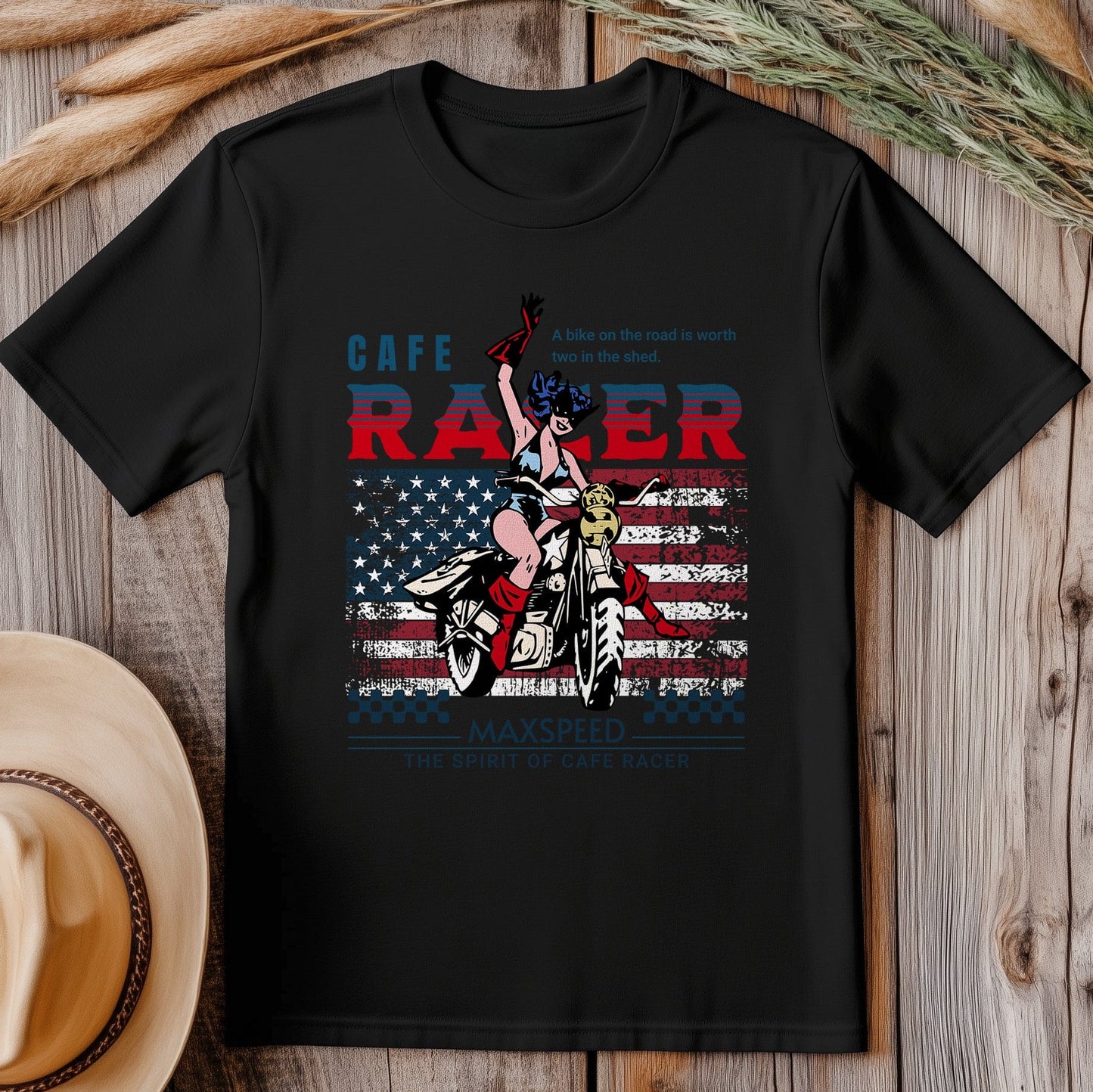 Cafe Racer Cowboy T-Shirt