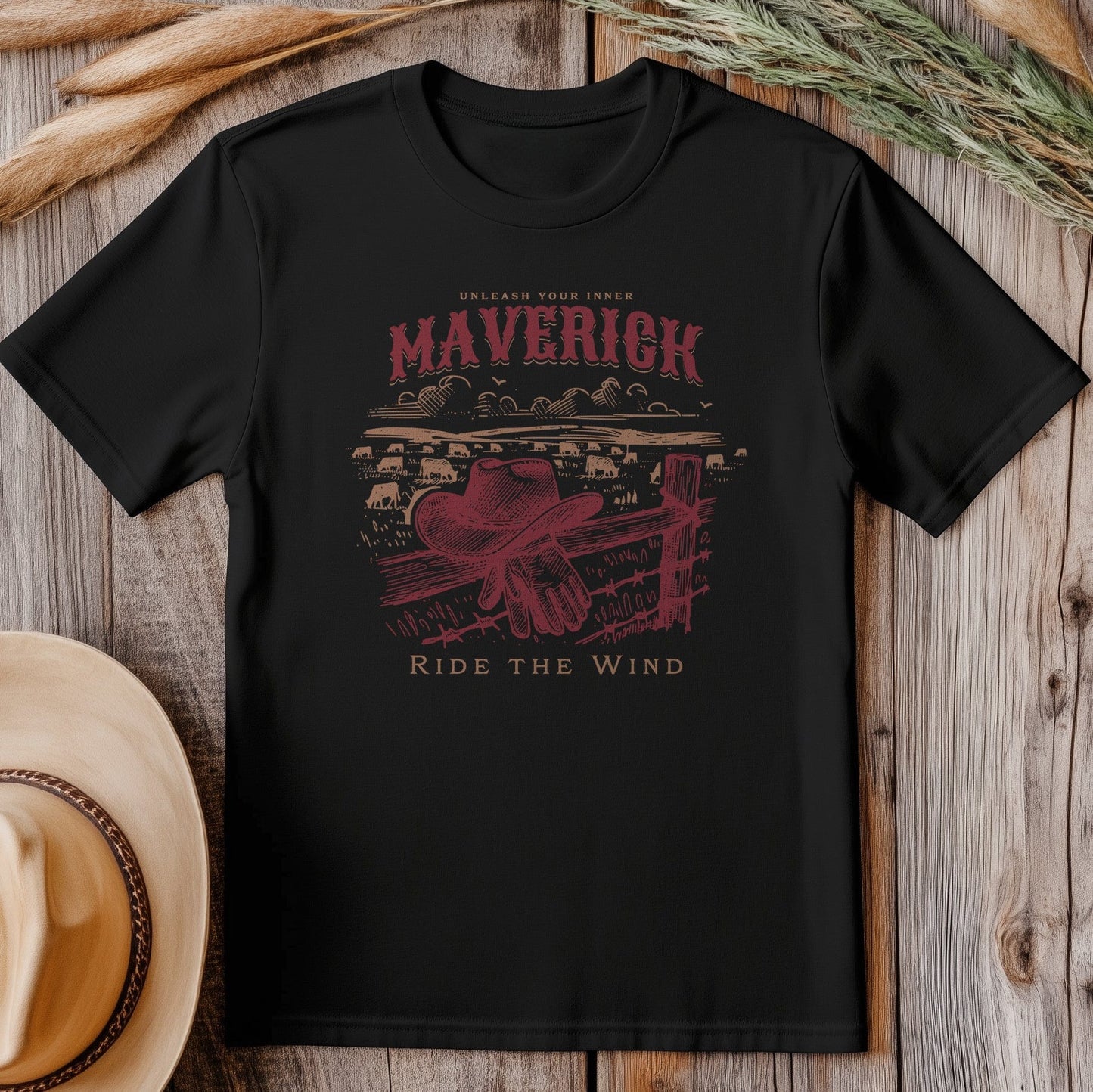 Maverick Cowboy T-Shirt - Saddle Up