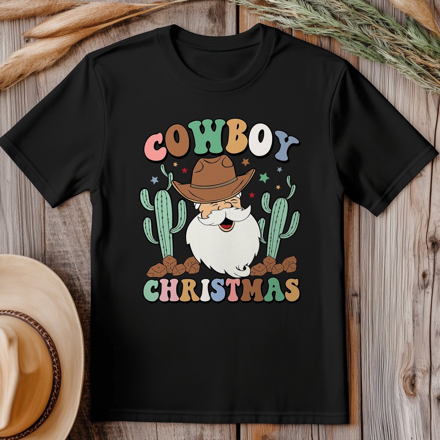 Cowboy Christmas T-shirt
