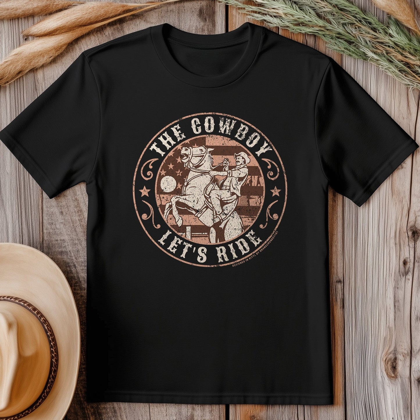 The Cowboy - Let's Ride t-shirt
