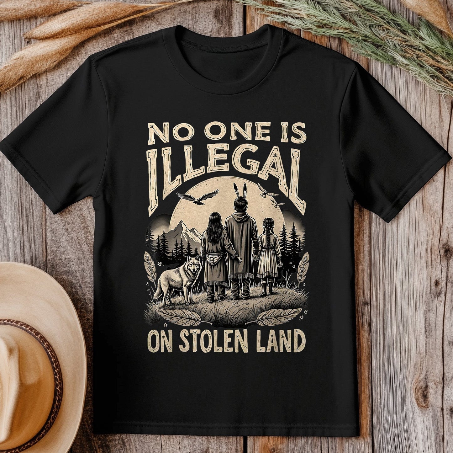 No One Is Illegal T-shirt
