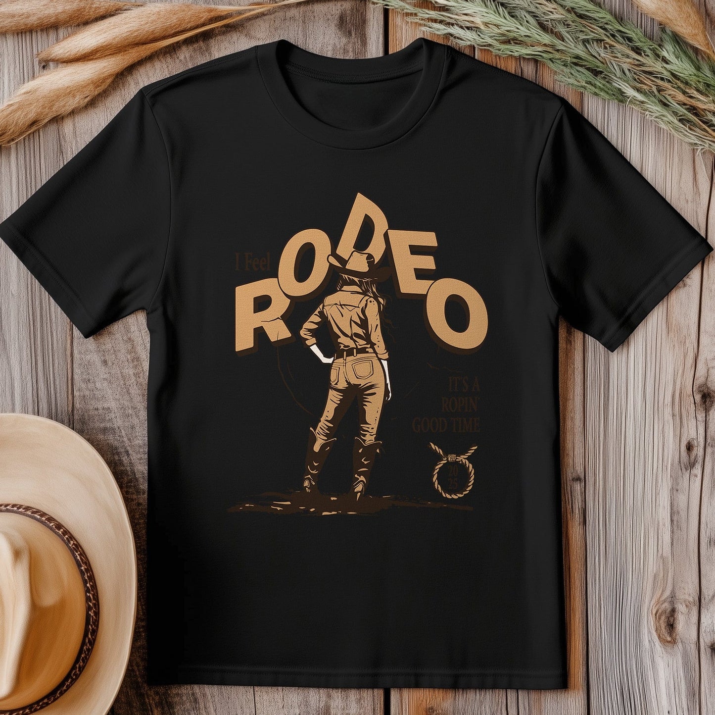 I Feel Rodeo T-shirt - Saddle Up for