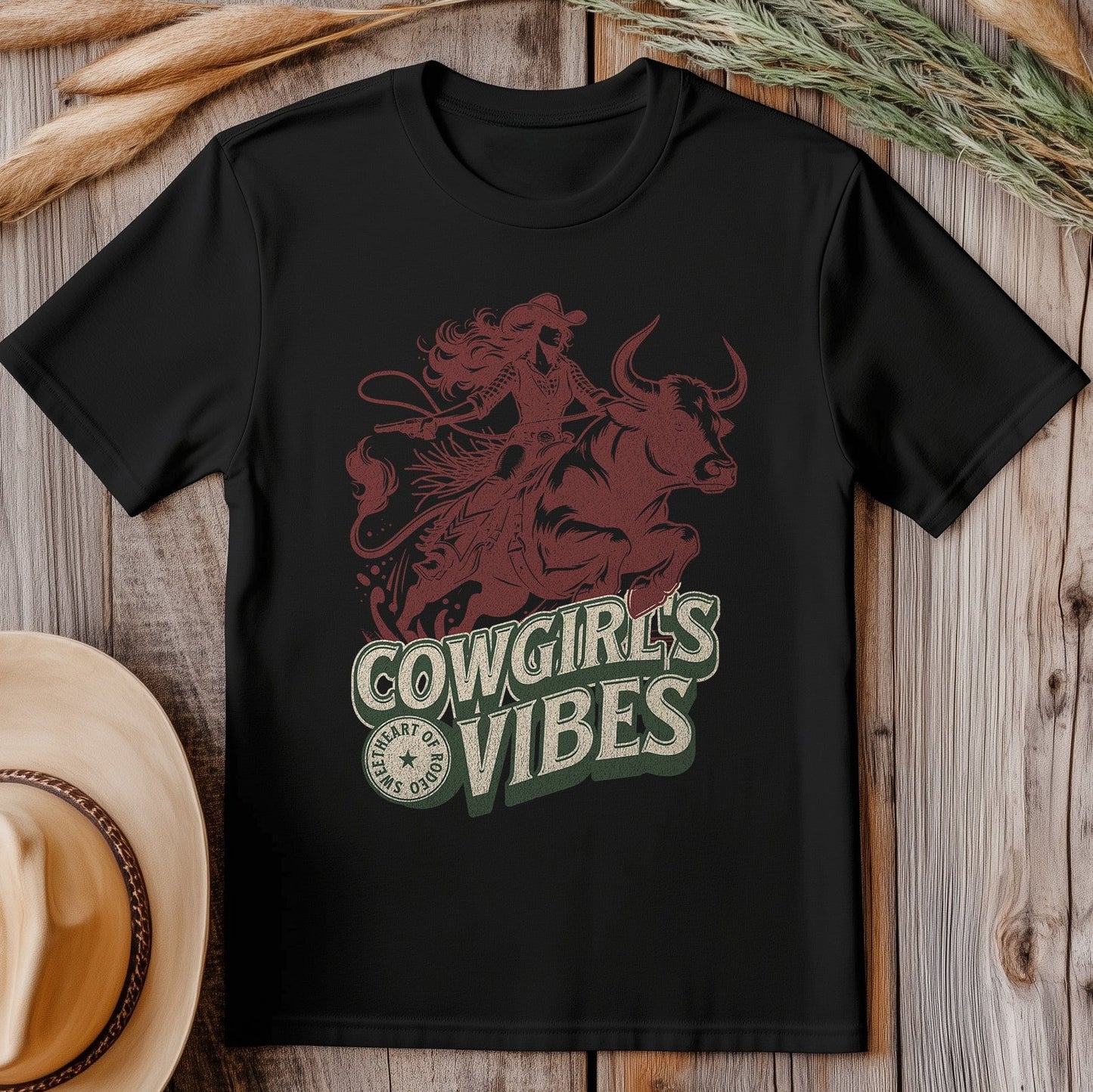 Cowgirl's Vibes T-Shirt - Saddle Up