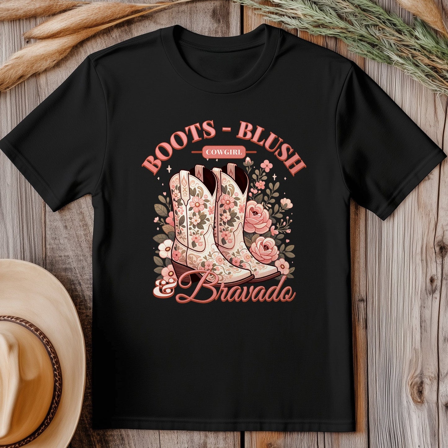 Boots - Blush T-Shirt: