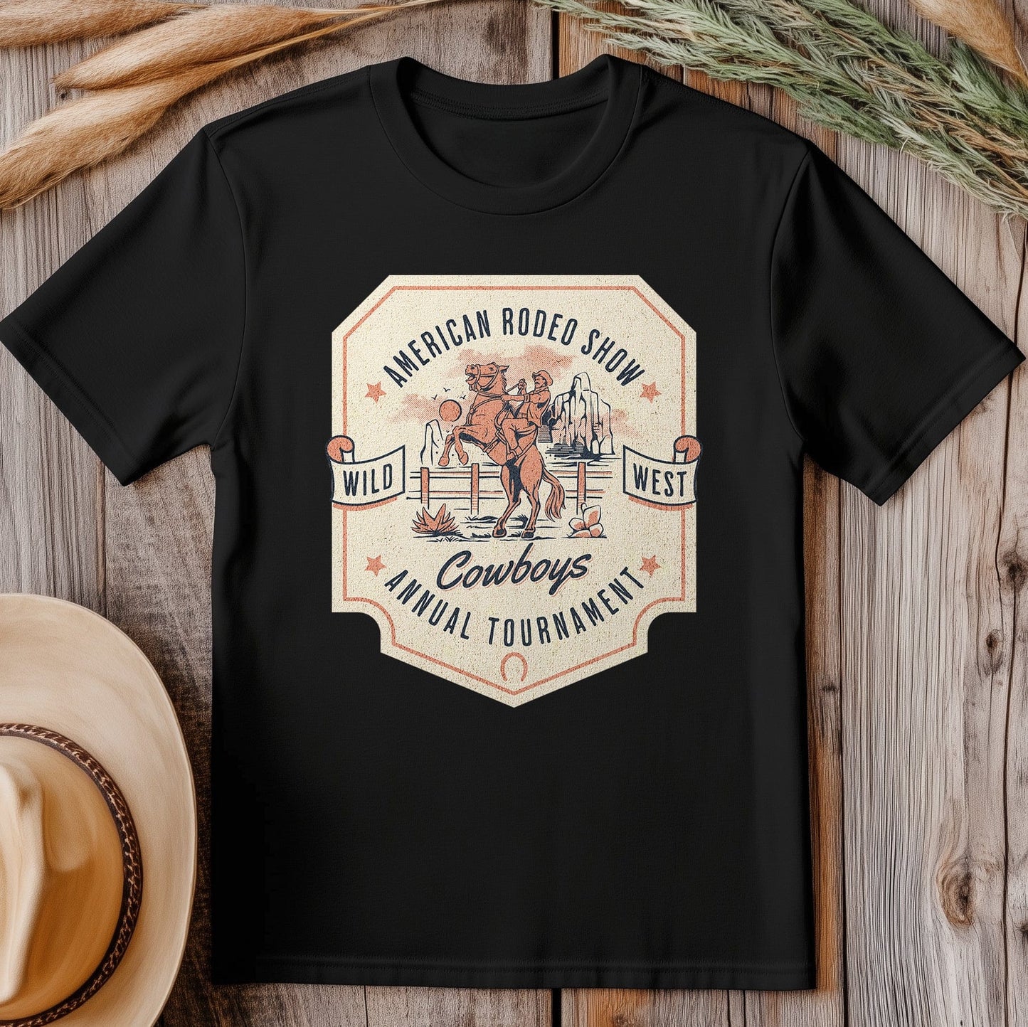 Wild West Rodeo Cowboys T-Shirt