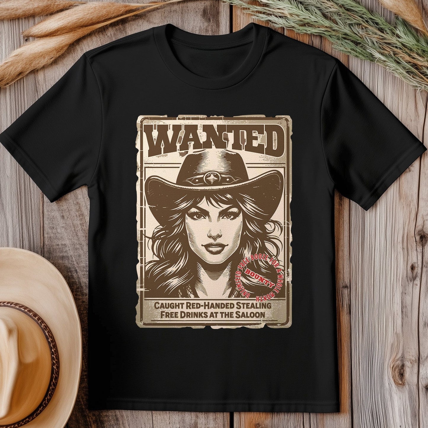 Wanted T-Shirt - Saddle Up for Style!