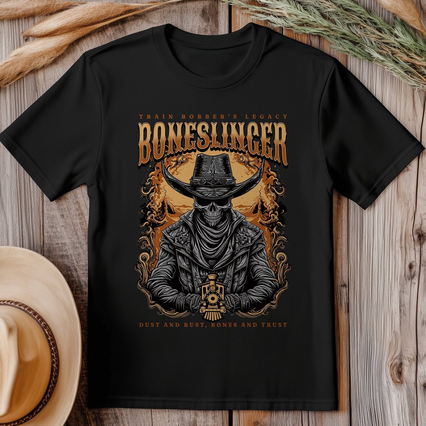 Boneslinger Cowboy T-Shirt