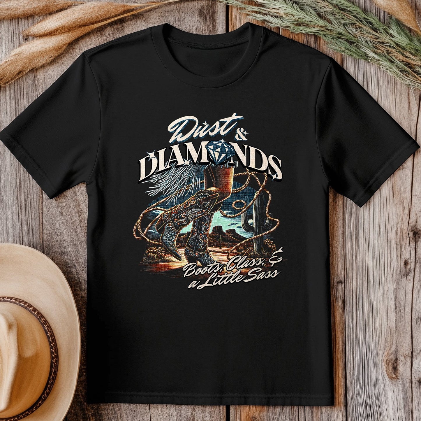 Dust & Diamonds Cowboy T-Shirt