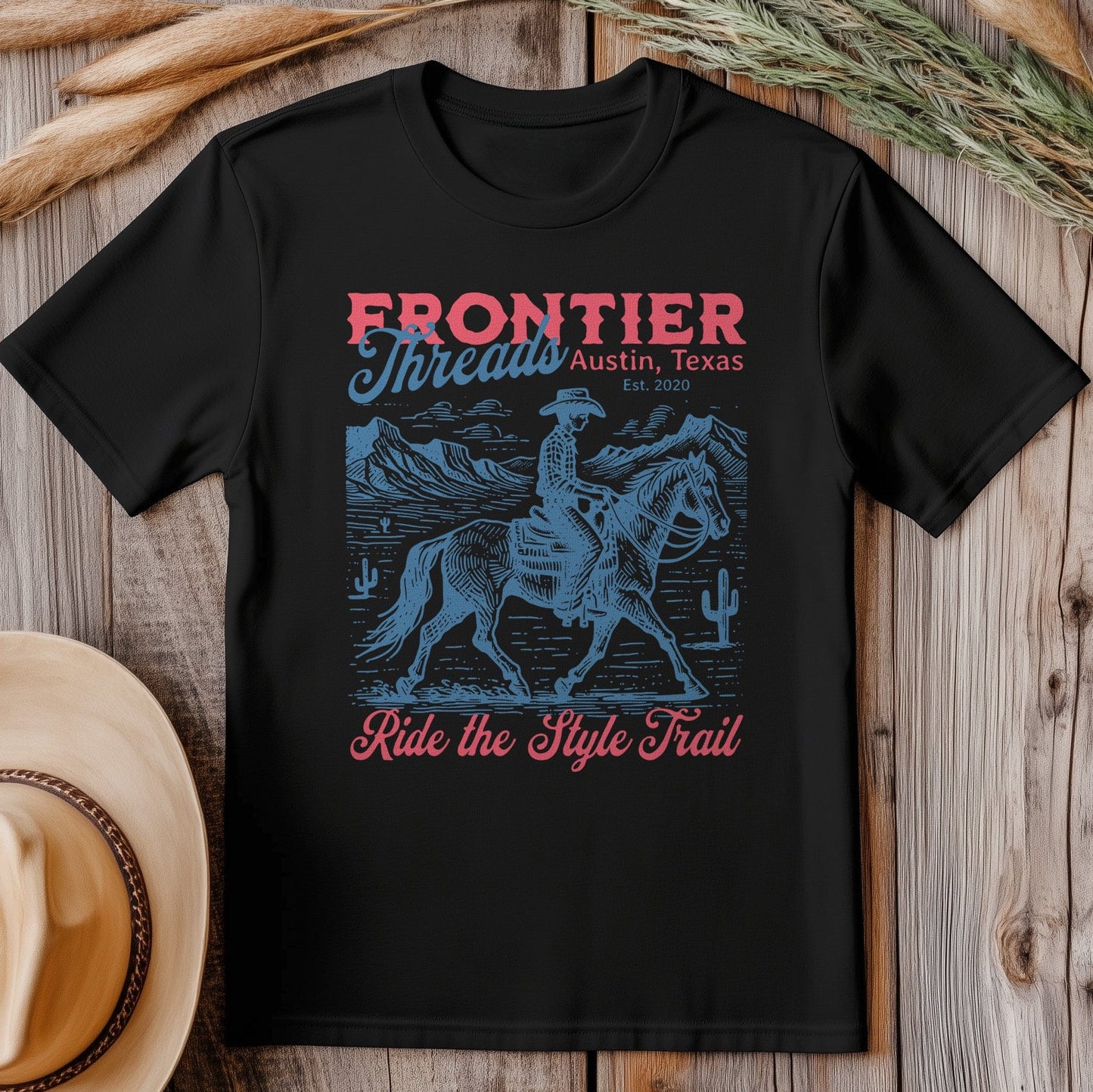 Frontier Cowboy T-Shirt - Saddle Up