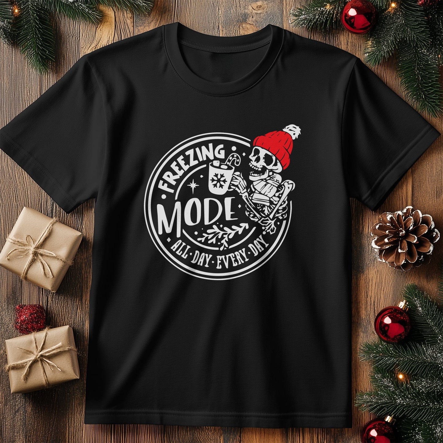 Freezing Mode Skeleton T-Shirt