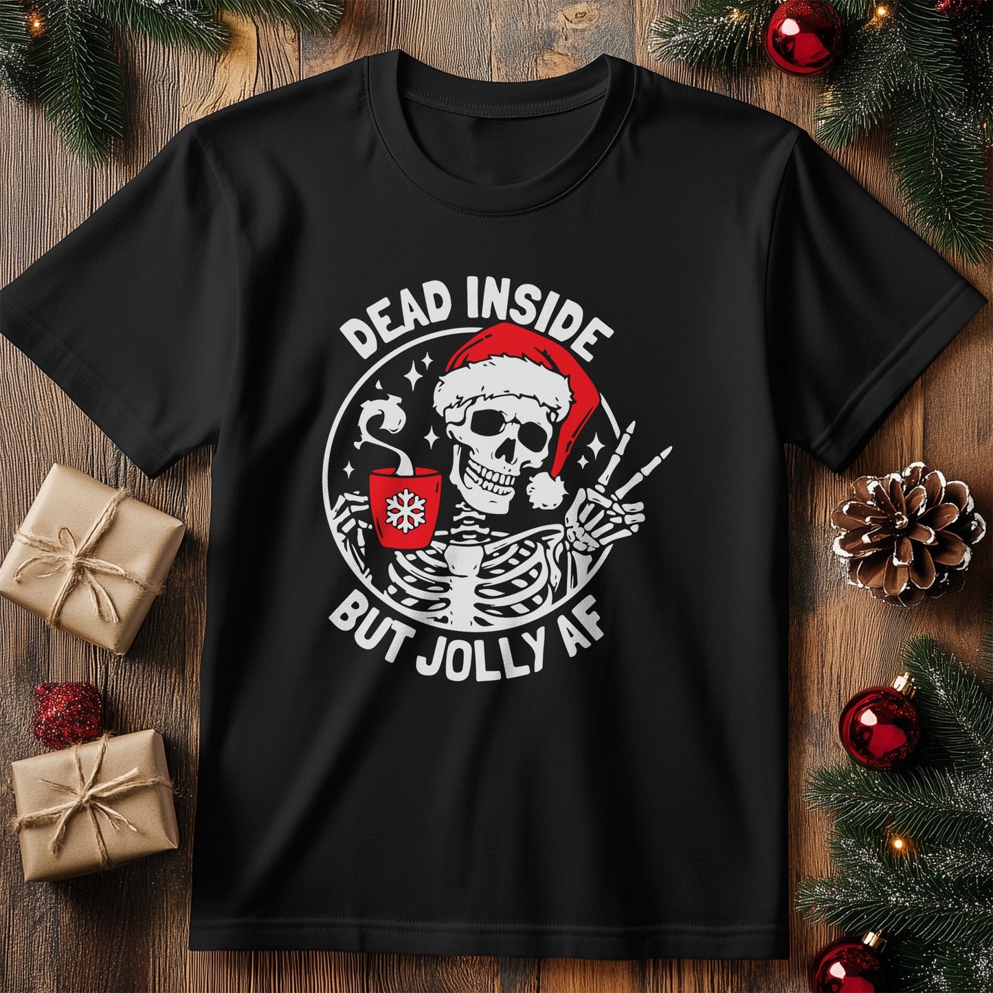 Jolly AF Skeleton T-Shirt - Dead