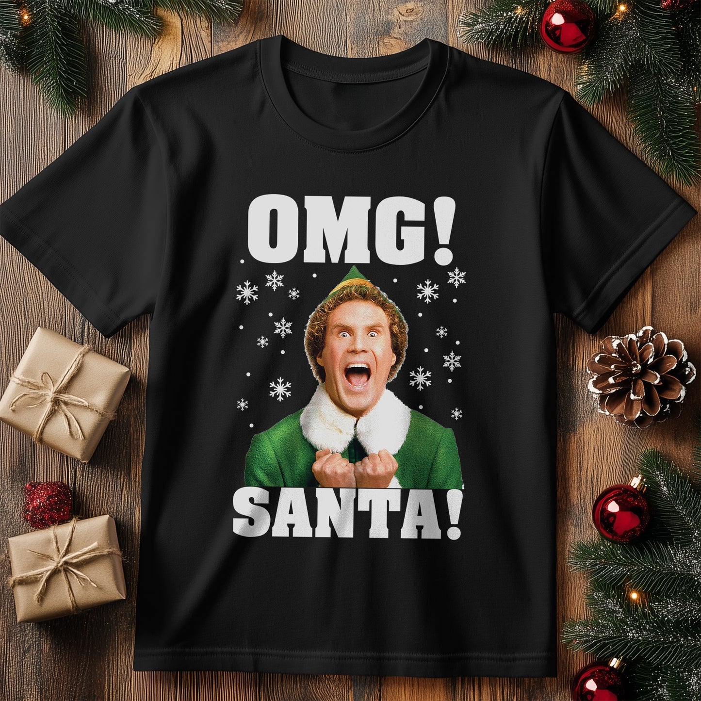 OMG Santa! Buddy Elf T-shirt -