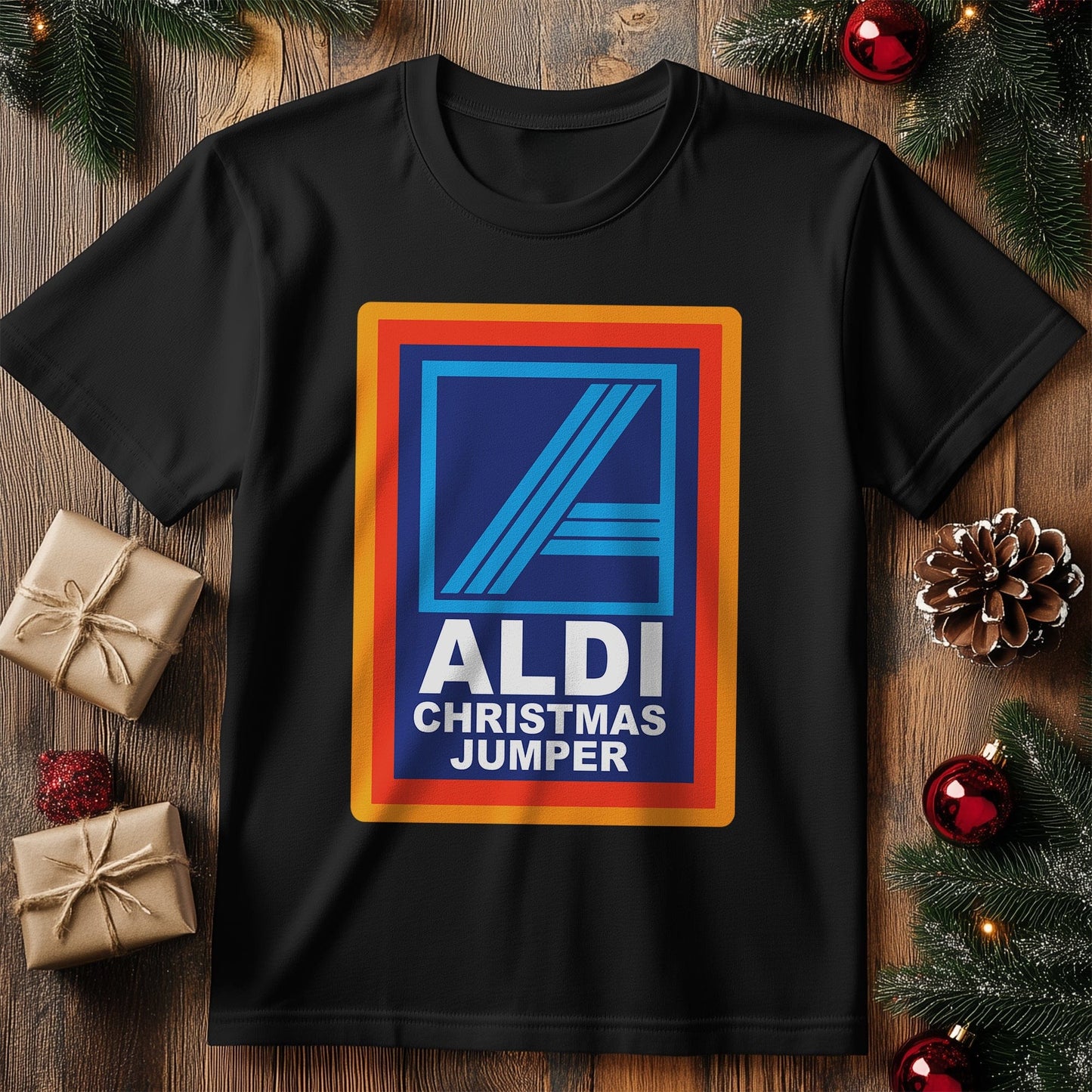Aldi Christmas Jumper T-Shirt
