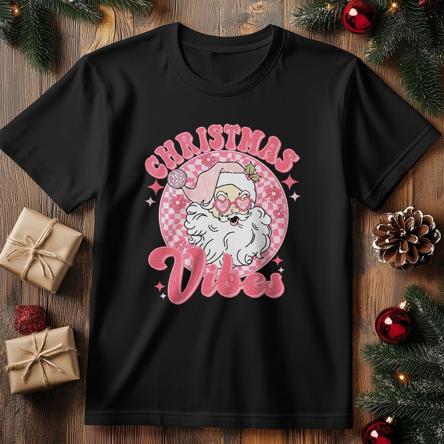 Christmas Vibes T-Shirt - Ho Ho