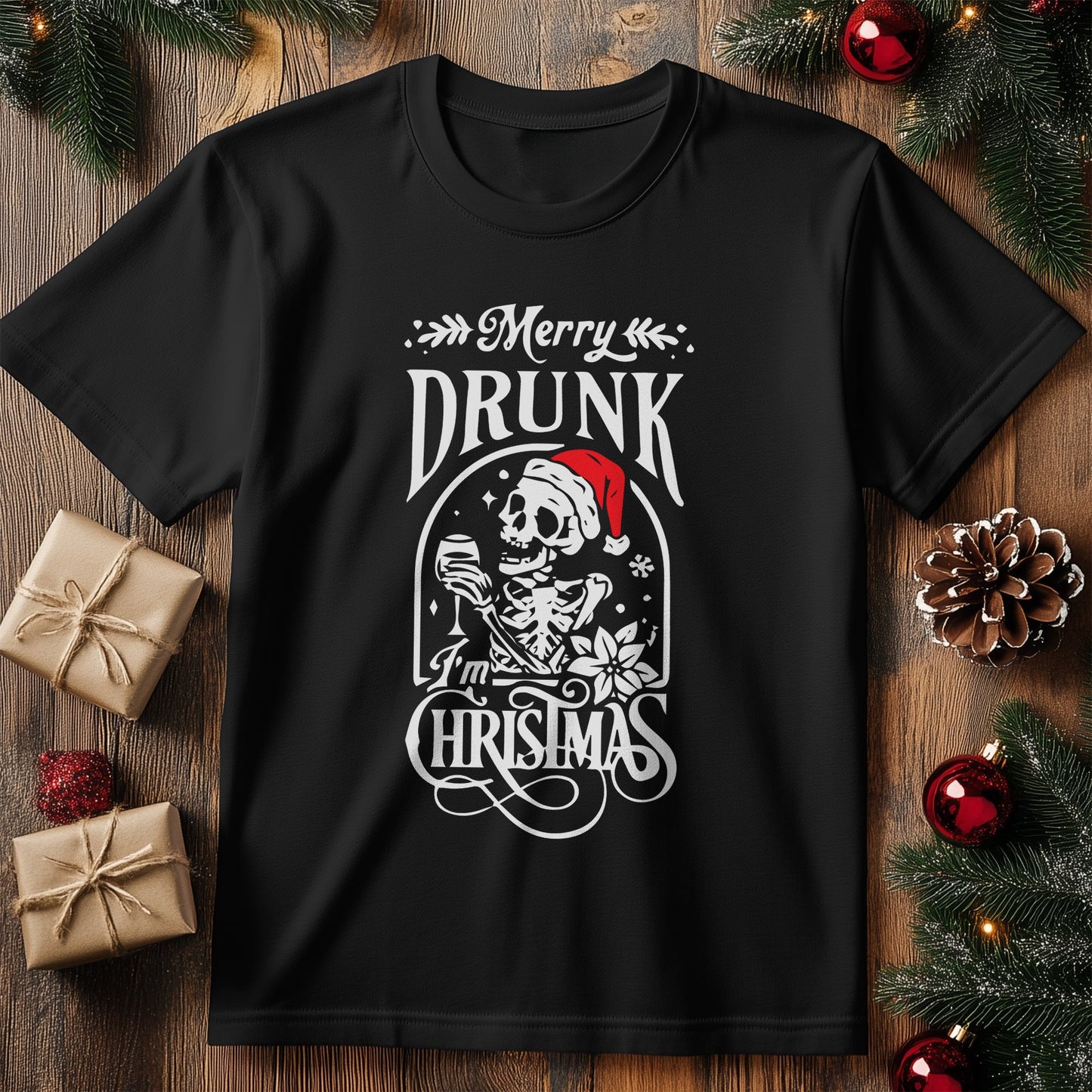 Merry Drunk Christmas T-Shirt -