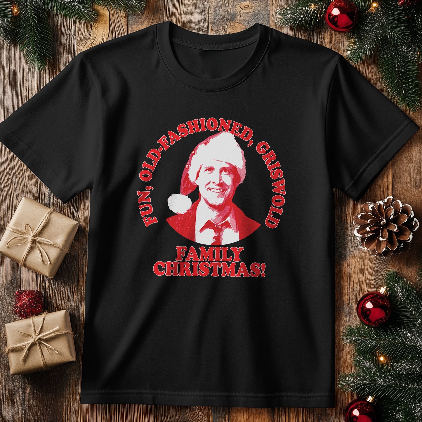 Old Fashioned Griswold Santa T-shirt