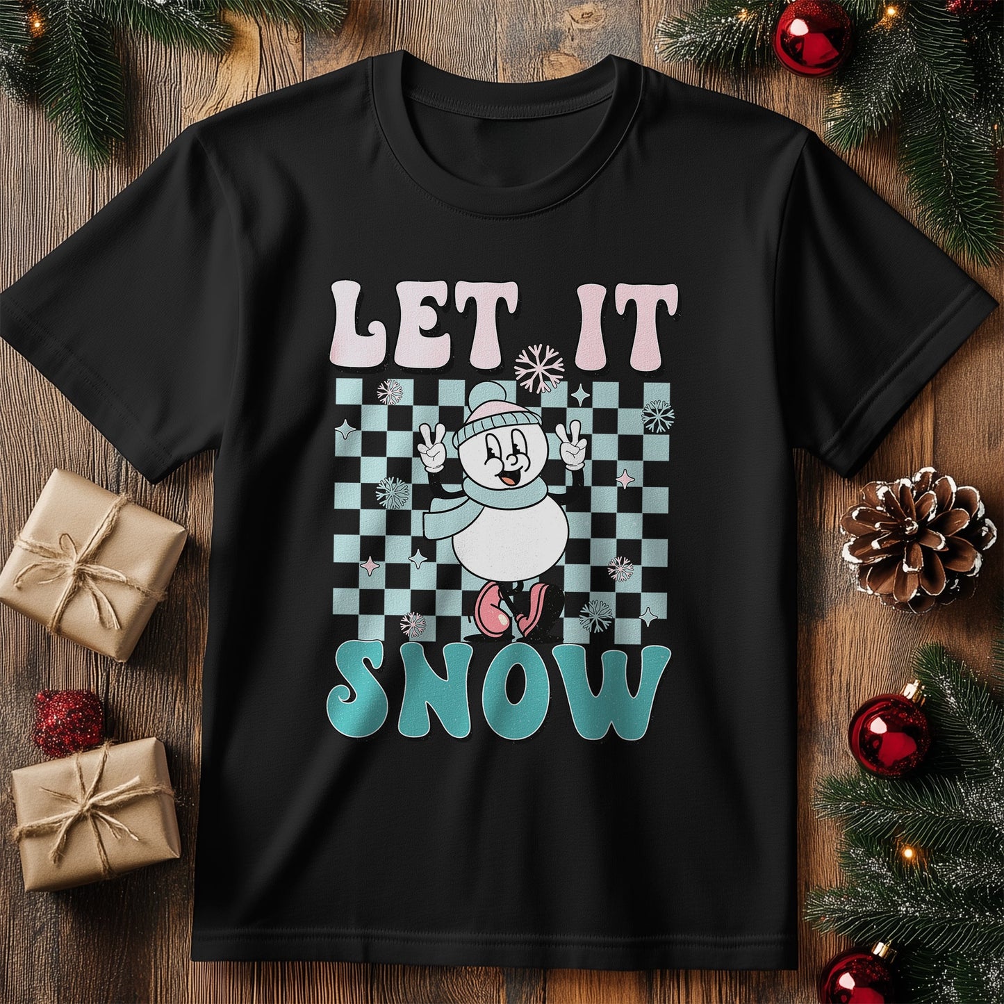 Let It Snow Snowman Tee - Hilarious