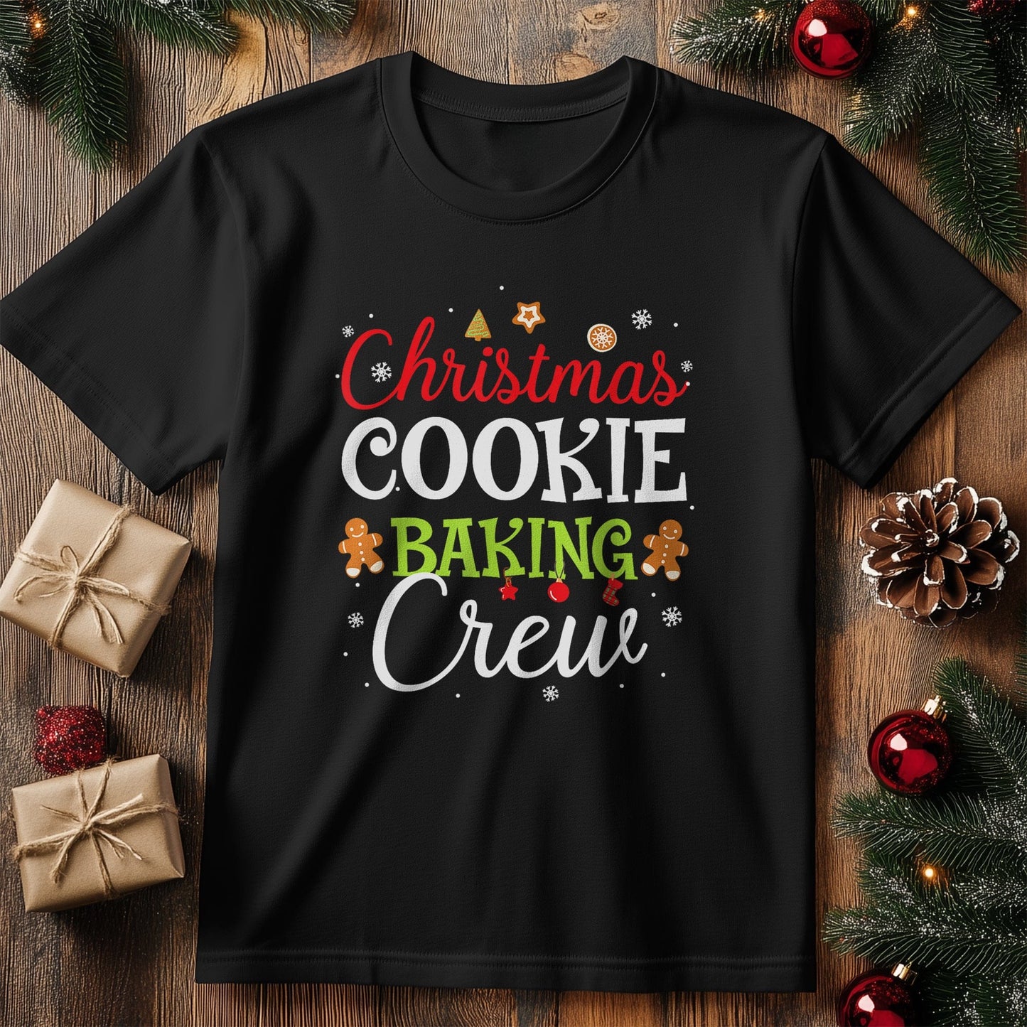 Christmas Cookie Baking Crew T-Shirt