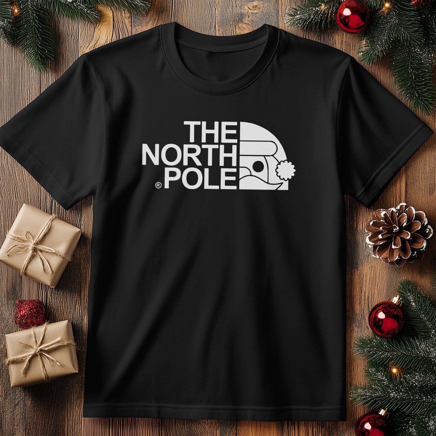 North Pole Santa Face T-shirt - Ho