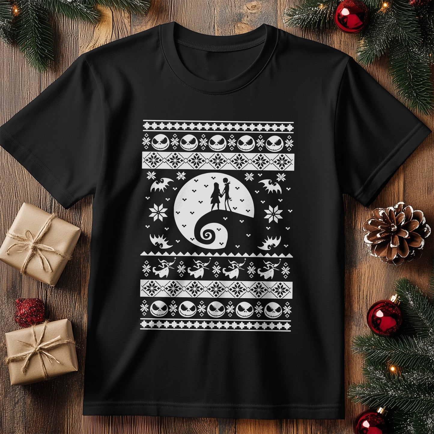 Jack & Sally Christmas T-shirt -