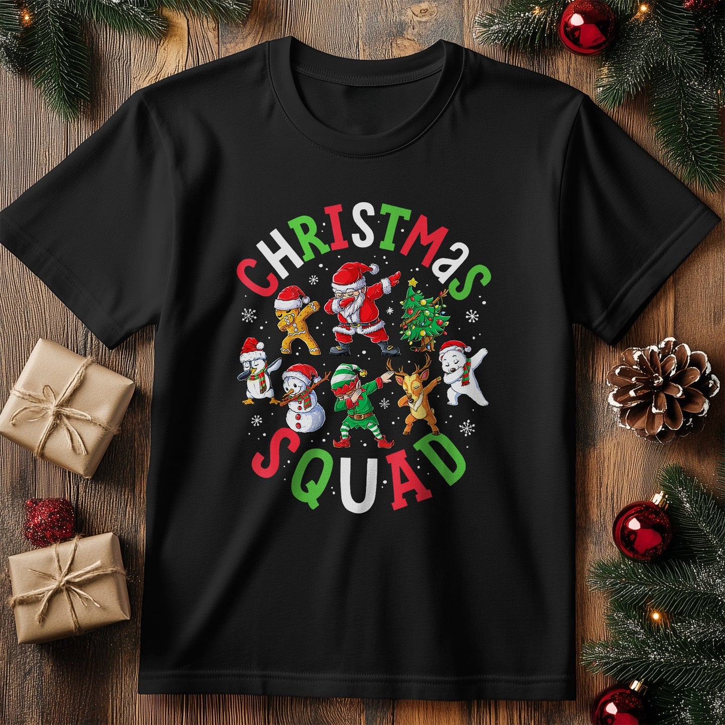 Christmas Squad Santa T-Shirt -