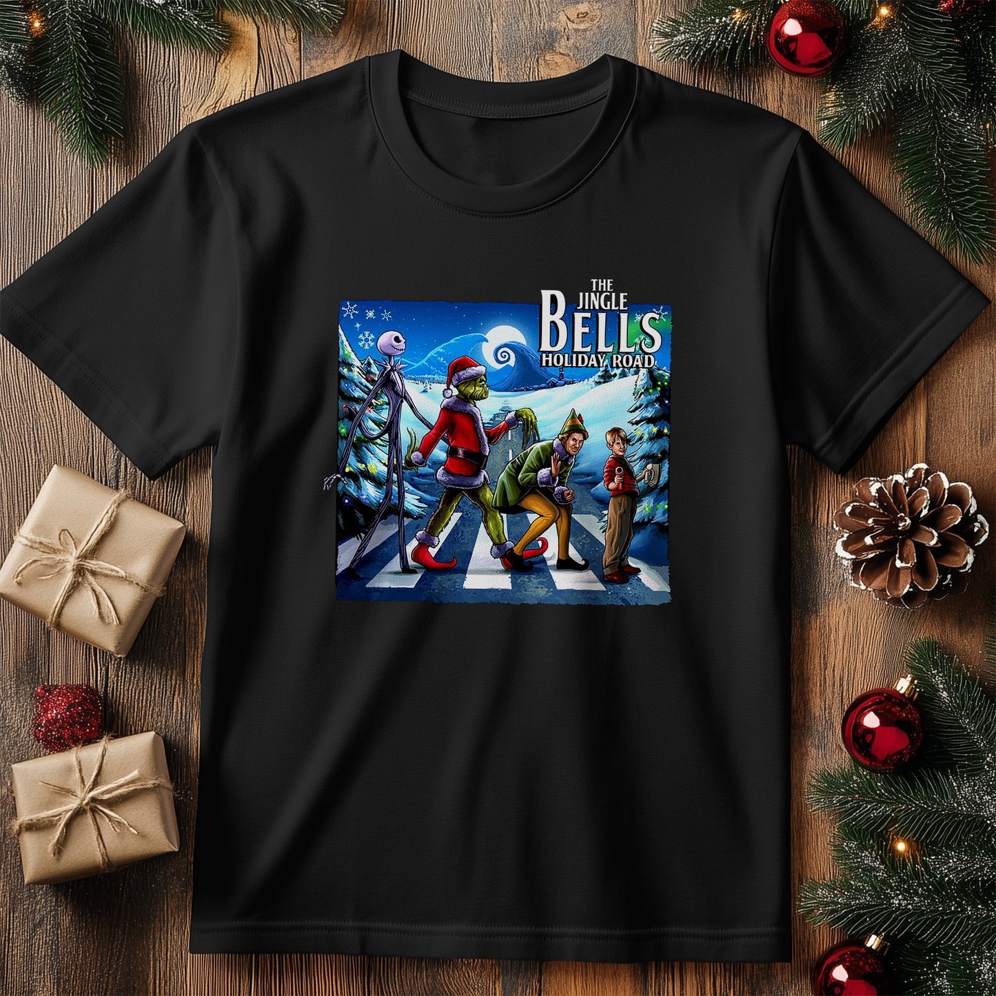Jingle Bell Road T-Shirt - Rock 'n'