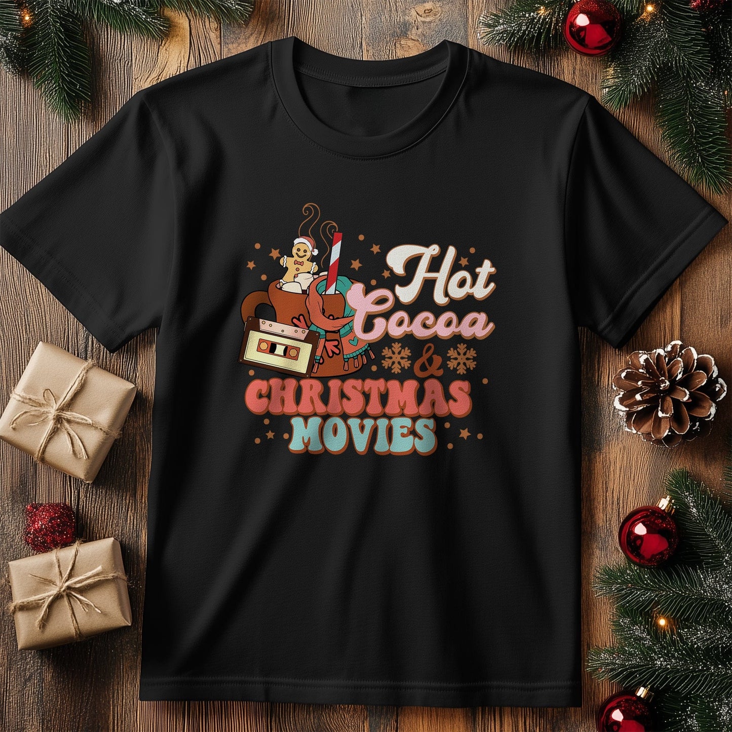 Hot Cocoa & Movies t-shirt - Cozy up