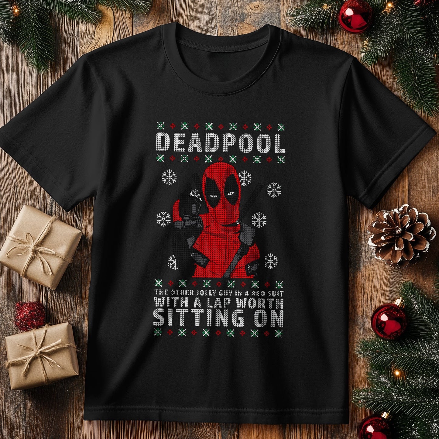 Deadpool Sit on My Lap T-Shirt -