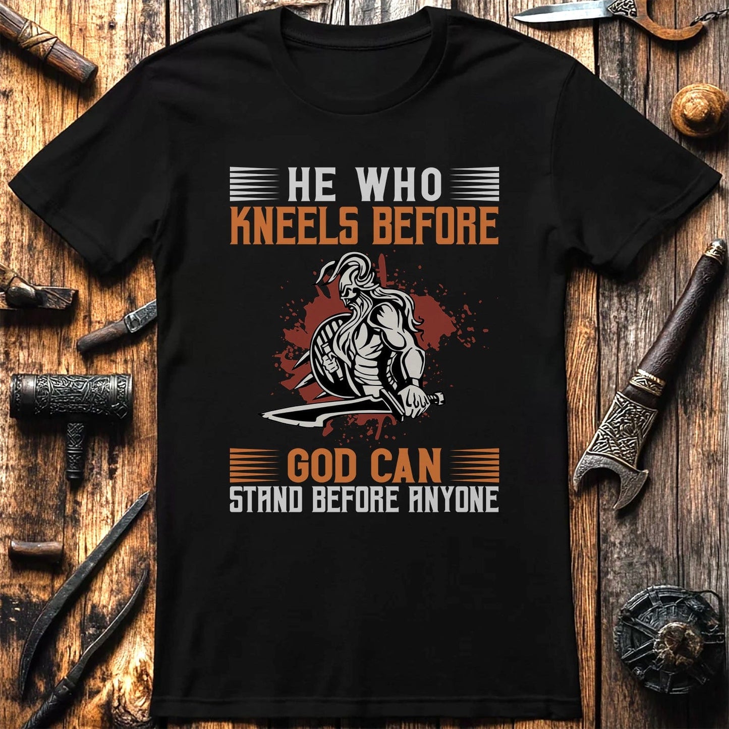 He Who Kneels Before God T-shirt